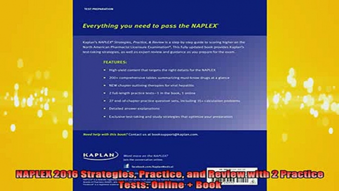 DOWNLOAD FREE Ebooks  NAPLEX 2016 Strategies Practice and Review with 2 Practice Tests Online  Book Full Free