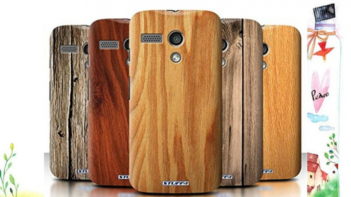 Coque de Stuff4 / Coque pour Motorola MOTO G (2013) / 7 Pack / Motif Grain de Bois Collection