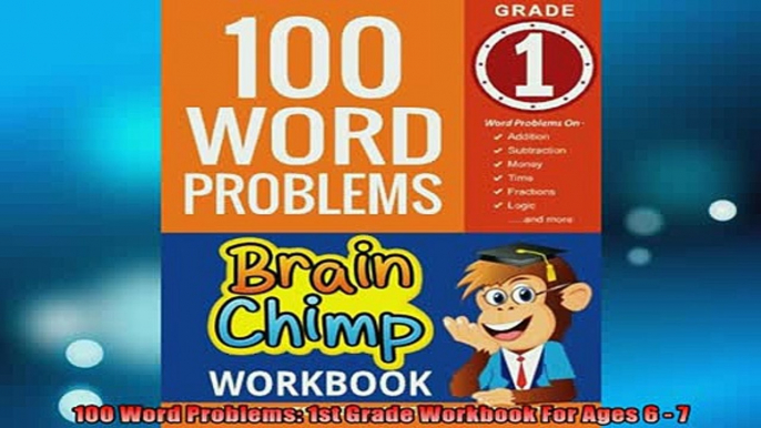 READ book  100 Word Problems 1st Grade Workbook For Ages 6  7 Full EBook