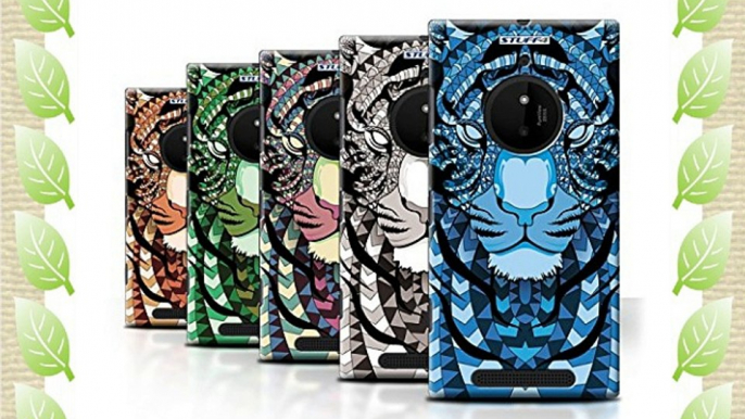 Coque de Stuff4 / Coque pour Nokia Lumia 830 / Tigre-8 Pack / Motif Animaux Aztec Collection