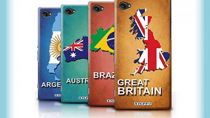 Coque de Stuff4 / Coque pour Sony Xperia Z1 Compact / Pack 28pcs / Drapeau Pays Collection