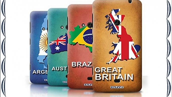 Coque de Stuff4 / Coque pour Nokia Lumia 625 / Pack 28pcs / Drapeau Pays Collection