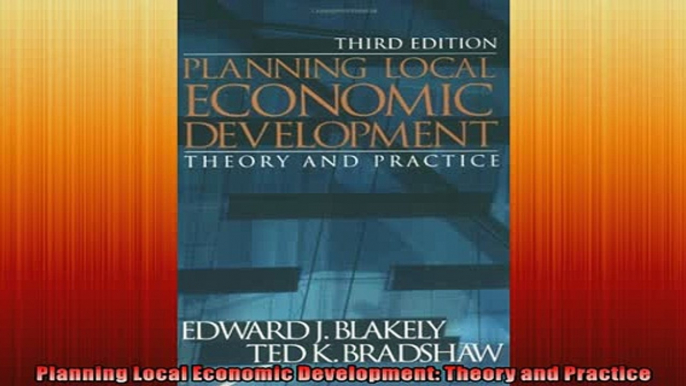 READ book  Planning Local Economic Development Theory and Practice  FREE BOOOK ONLINE