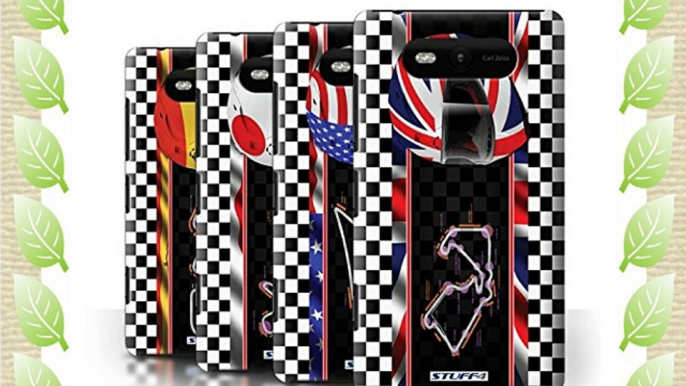 Coque de Stuff4 / Coque pour Nokia Lumia 820 / Multipack (19 Pack) / F1 Piste Drapeau Collection