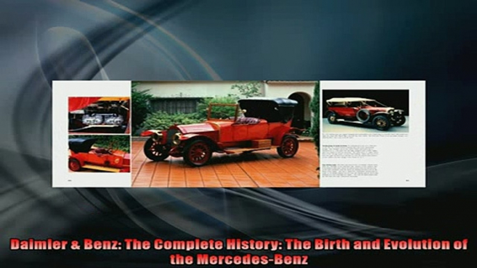 READ book  Daimler  Benz The Complete History The Birth and Evolution of the MercedesBenz  BOOK ONLINE