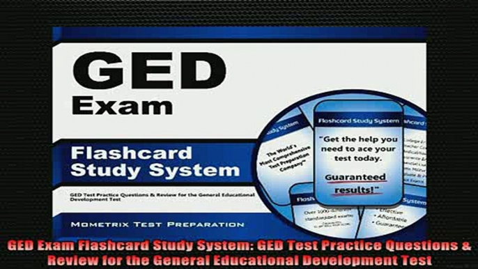 READ book  GED Exam Flashcard Study System GED Test Practice Questions  Review for the General Full Free