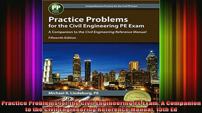 READ book  Practice Problems for the Civil Engineering PE Exam A Companion to the Civil Engineering Full Free