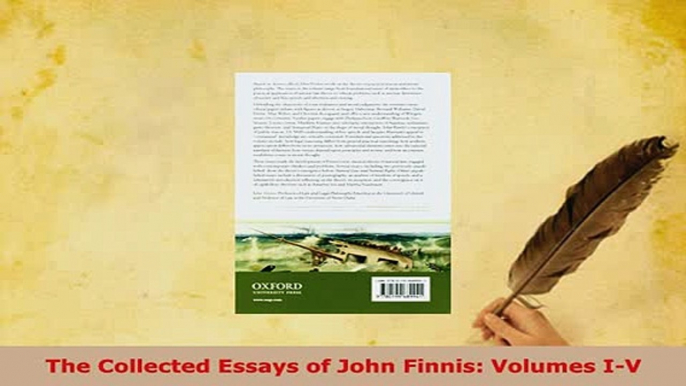 Download  The Collected Essays of John Finnis Volumes IV  Read Online