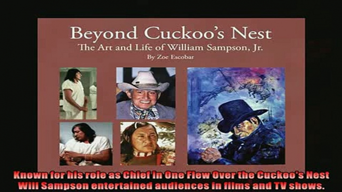 Read here Beyond cuckoos nest  the art and life of William Sonny Sampson Jr  the Muscogee Creek