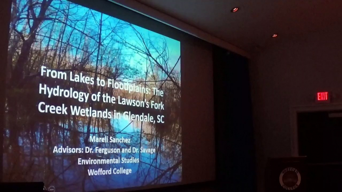 From Lakes to Floodplains: The Hydrology of the Lawson’s Fork  Creek Wetlands