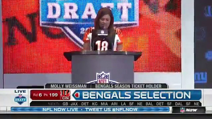 2016 NFL Draft Rd 6 Pk 199 Cincinnati Bengals Select WR Cody Core