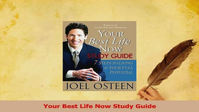 Read  Your Best Life Now Study Guide PDF Free