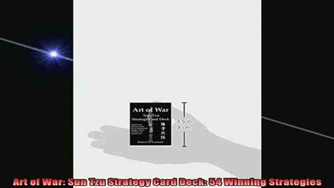 Free Full PDF Downlaod  Art of War Sun Tzu Strategy Card Deck 54 Winning Strategies Full Free