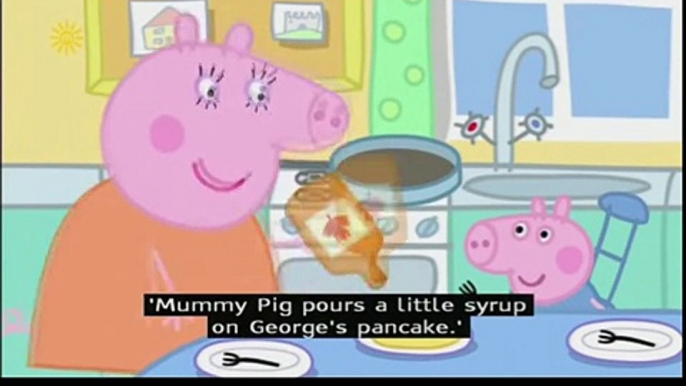 Peppa Pig english   Pancakes with subtitles