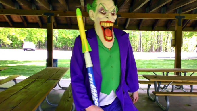 Epic SUPERHERO Rocket Dart Battle _ Batman vs Joker _ Fun Superheroes IRL from DCTC