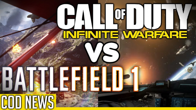 BATTLEFIELD 1 VS CALL OF DUTY INFINITE WARFARE! (COD NEWS) By HonorTheCall!