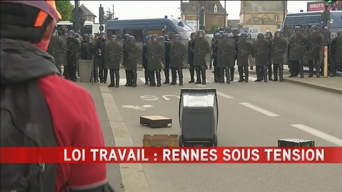 Rennes: La manifestation contre les violences policières, interdite, a rassemblé 200 personnes - Le 14/05/2016 à 16h15