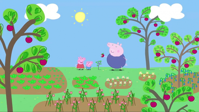 Pepa la Cerdita, Peppa pig español Latino | Capitulo : Plantando semillas de fresas (NUEVO)2016.