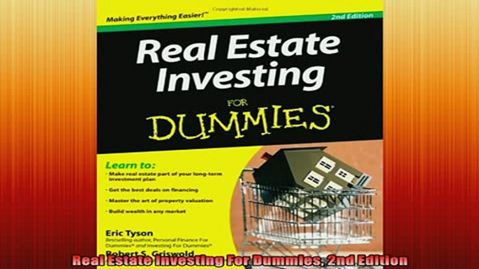 READ book  Real Estate Investing For Dummies 2nd Edition Online Free