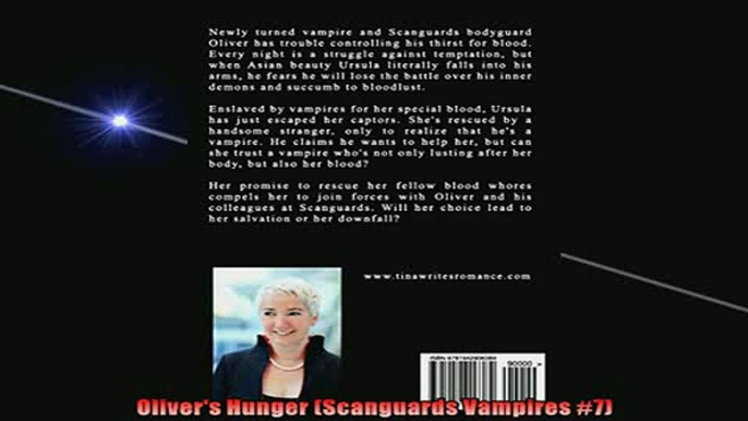 READ book  Olivers Hunger Scanguards Vampires 7  BOOK ONLINE