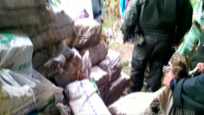 8 tonnes of cocaine seized in largest drugs bust in Colombia