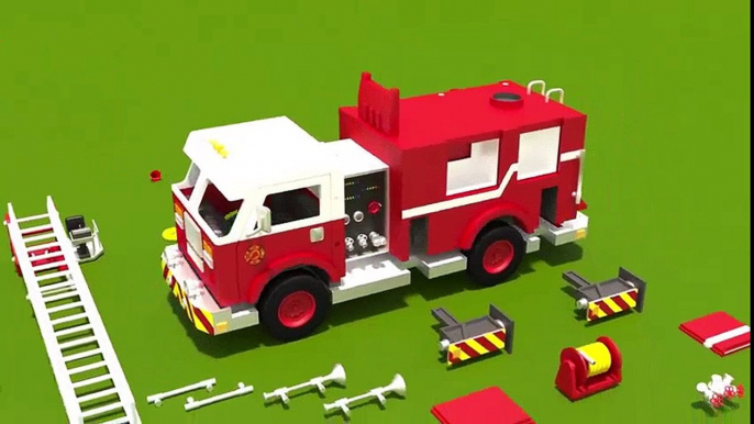 Fire trucks for children kids. Fire trucks responding. Construction game. Cartoons for children | HD