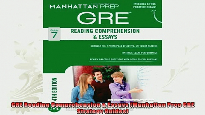 best book  GRE Reading Comprehension  Essays Manhattan Prep GRE Strategy Guides