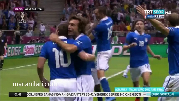 28.06.2012 - UEFA EURO 2012 Semi Final Match Germany 1-2 Italy - Avrupa Futbol Şampiyonası Almanya 1-2 İtalya