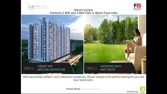 Mount Unique - Premium 2 BHK Flats in Baner Pune