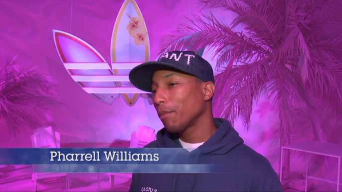 Pharrell Williams Gets "Pink" With New Adidas Sneakers