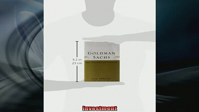 FREE PDF  Goldman Sachs  The Culture of Success  DOWNLOAD ONLINE