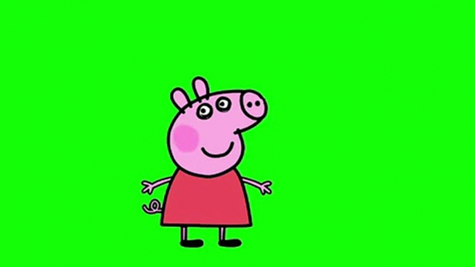 Peppa Pig in Green Screen