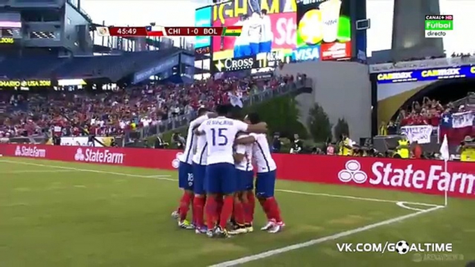 Arturo Vidal Goal Goal ~ Chile vs Bolivia 1-0