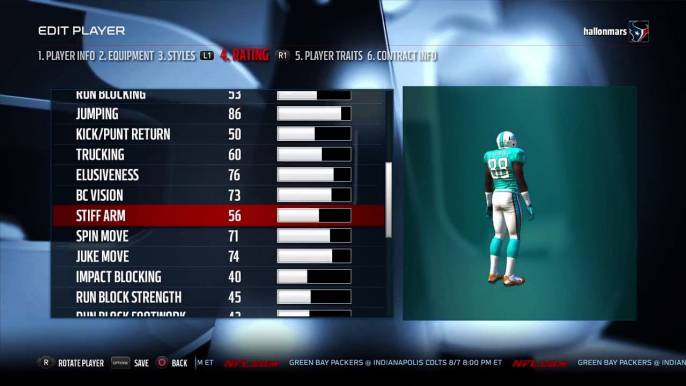 Madden NFL 17 - - Dolphins Rookies Laremy Tunsil, Kenyan Drake ETC.. (Projected Ratings)