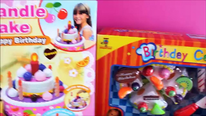 Birthday Cakes for Kids Toys Velcro cutting toy buildings slicing food a happy birthday toys