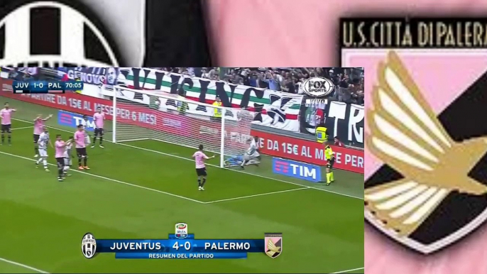 JUVENTUS 4-0 PALERMO GOLAZO DE JUAN GUILLERMO CUADRADO