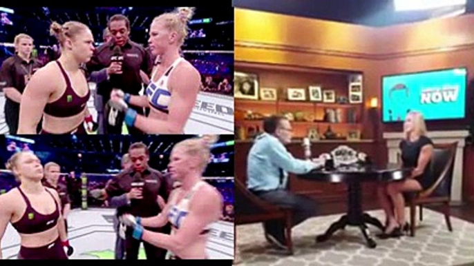 Holly Holm on what she said to Ronda Rousey after fight UFC193