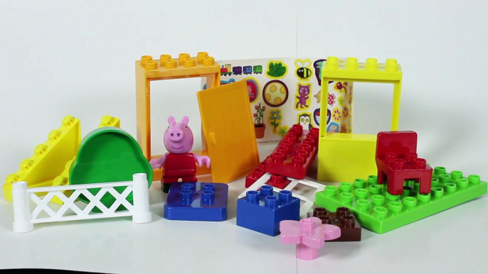 Peppa Pig & Friends Garden House Construction Set Unboxing Toy Opening Review - Red's Toy Barn