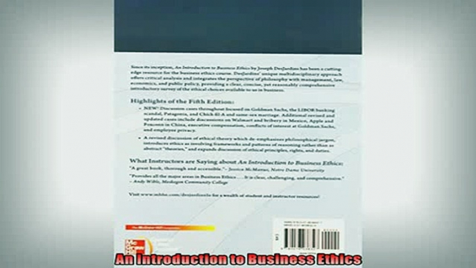 READ PDF DOWNLOAD   An Introduction to Business Ethics  BOOK ONLINE