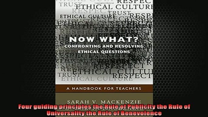READ book  Now What Confronting and Resolving Ethical Questions A Handbook for Teachers  FREE BOOOK ONLINE