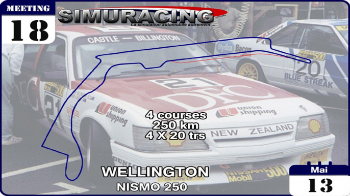 Tour de piste à Wellington en Holden Commodore V8 Supercar Australien sur Rfactor 1