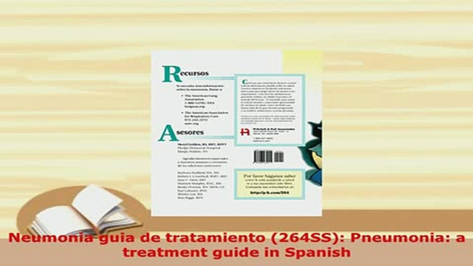 PDF  Neumonia guia de tratamiento 264SS Pneumonia a treatment guide in Spanish Free Books