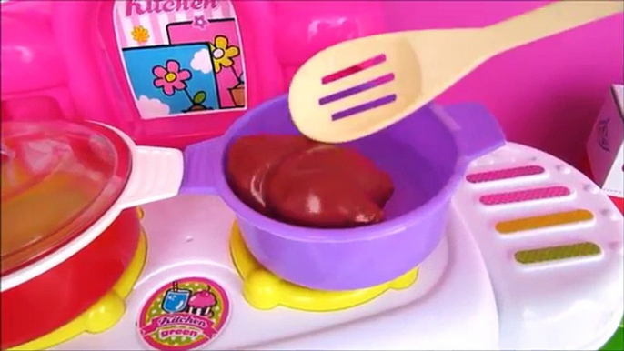 Velcro toy kitchen cooking food cooking Doha entertainment factory noodle soup Pizza on wooden toy play food PRET