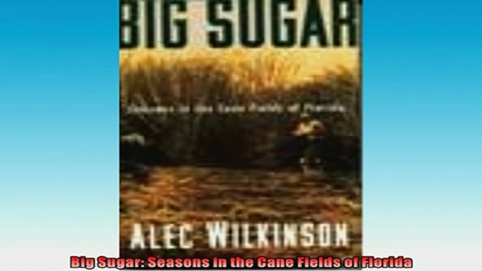 READ book  Big Sugar Seasons in the Cane Fields of Florida READ ONLINE