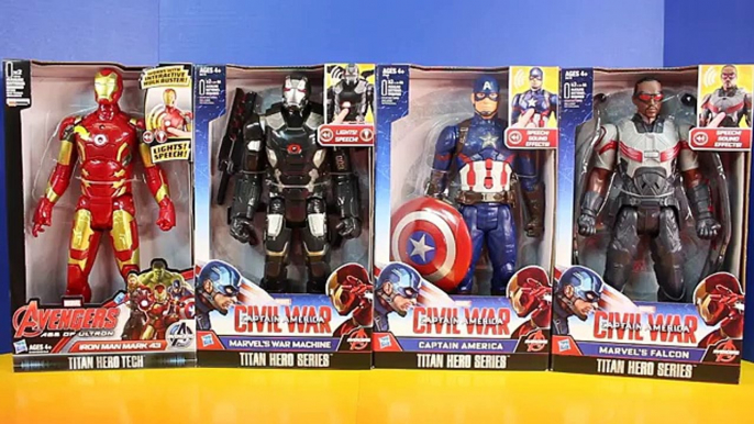 Marvel Avengers Iron Man & War Machine Battle Captain America Civil War And Marvel's Falcon