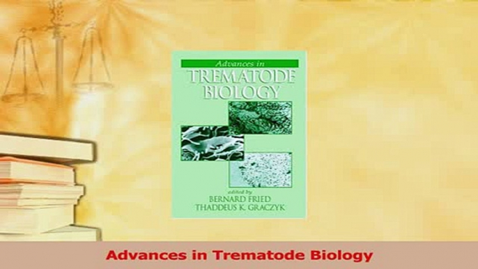 Download  Advances in Trematode Biology Free Books