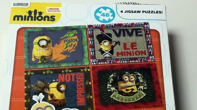 Minions Puzzle Games Despicable Me Rompecabezas Minions Play Set De Kids Toys