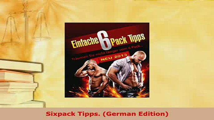 Download  Sixpack Tipps German Edition Ebook