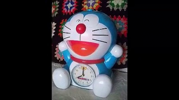 DORAEMON fujiko pro 1970 japanese anime ALARM CLOCK  SINGS for sale now EBAY MAY 2016