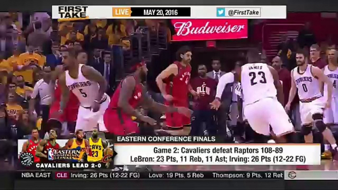ESPN First Take - Game 2 - Cleveland Cavaliers Def. Toronto Raptors